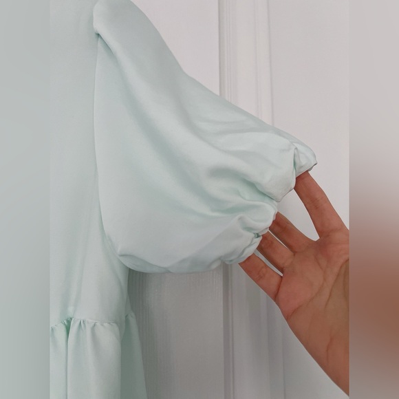 COS puff sleeves tiered dress - Picture 5 of 7